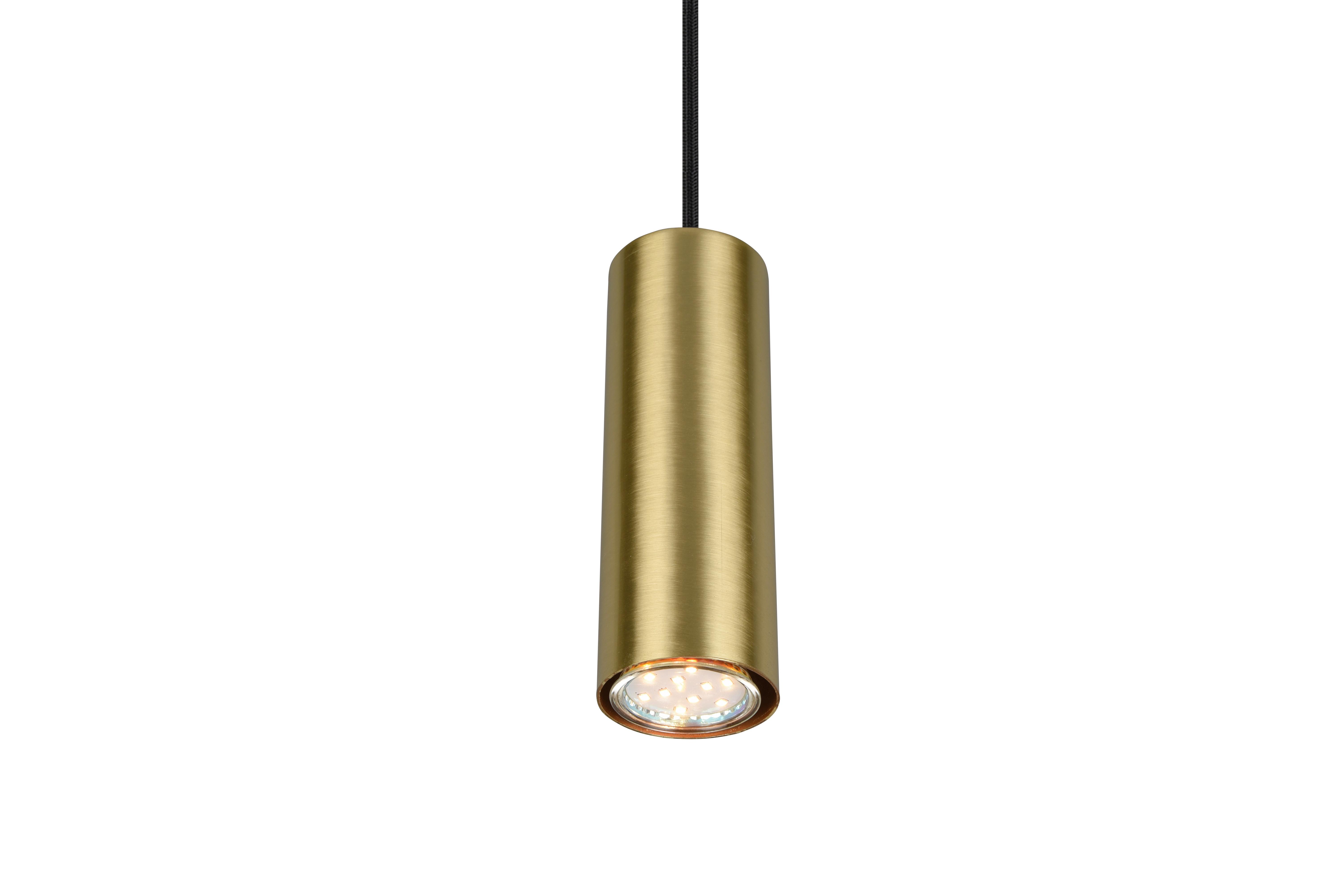 Hängeleuchte 73240108 Duoline Marley - Messingfarben, Design, Metall (6/180cm) - Trio Leuchten