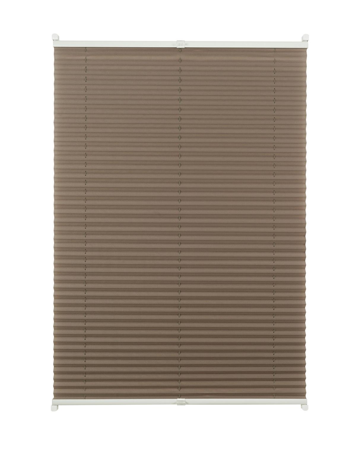Plissee Free Taupe B: 100 cm - Taupe, Basics, Textil (100/130cm) - Homeware