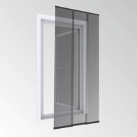 Fliegengitter Tür 95x220 Cm Anthrazit, Abnehmbar - Anthrazit, Basics, Kunststoff (95/220cm)