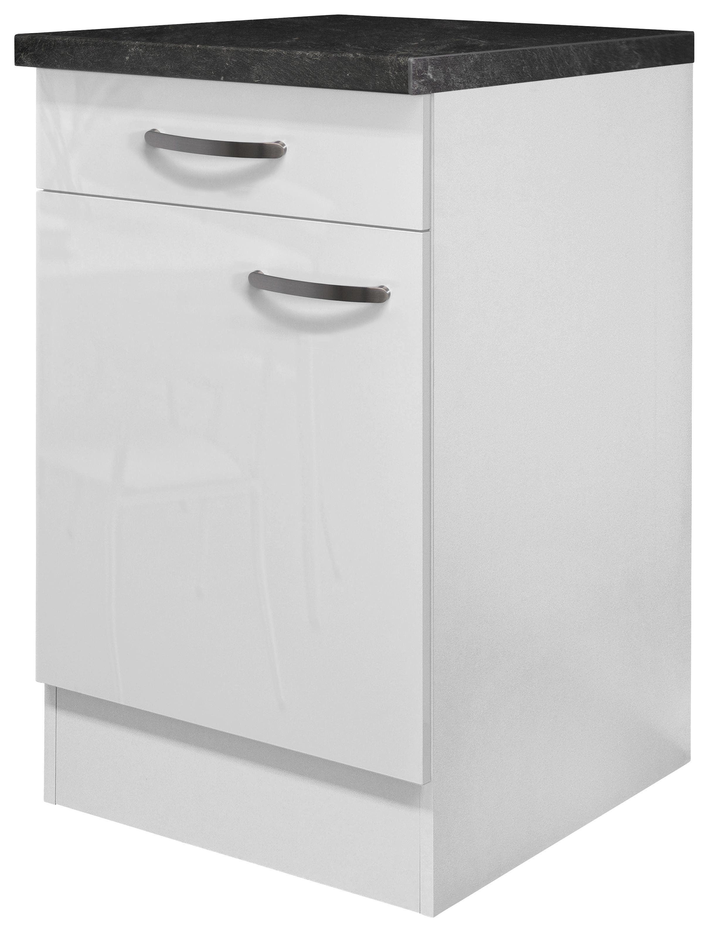 Küchenunterschrank Alba  Us50 - Weiß, MODERN, Holzwerkstoff (50/86/57cm)