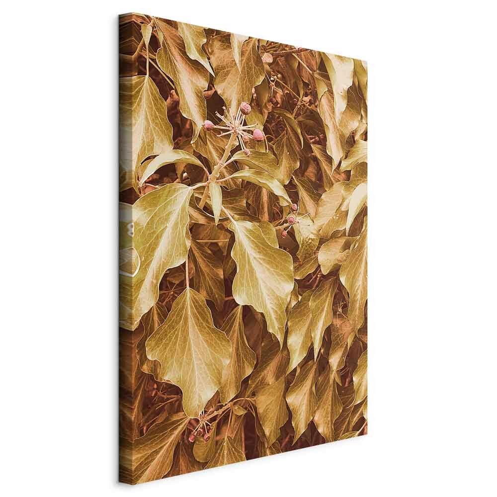 Leinwandbild Autumn Aura Hellbraun B: 40 cm - Hellbraun, Basics, Holzwerkstoff/Textil (40/60/1,2cm) - artgeist