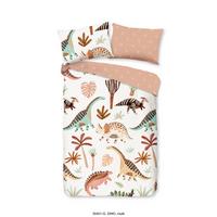 Kinderbettwäsche Dino Multicolor 100x135 Cm - Multicolor, Trend, Textil (100/135cm)