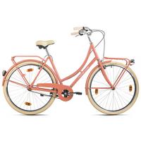 Citybike Hollandia Feelgood Singlespeed Rot, 28 Zoll - Rot, Basics, Metall (25/140/60cm)