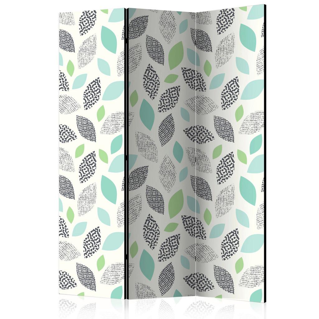 PARAVENT Grün Beige B: 135 cm