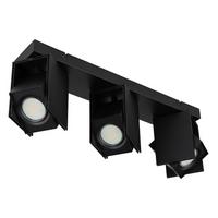 Strahler 57650-3 - Schwarz, Design, Metall (43,4/8,4/15,7cm) - Globo