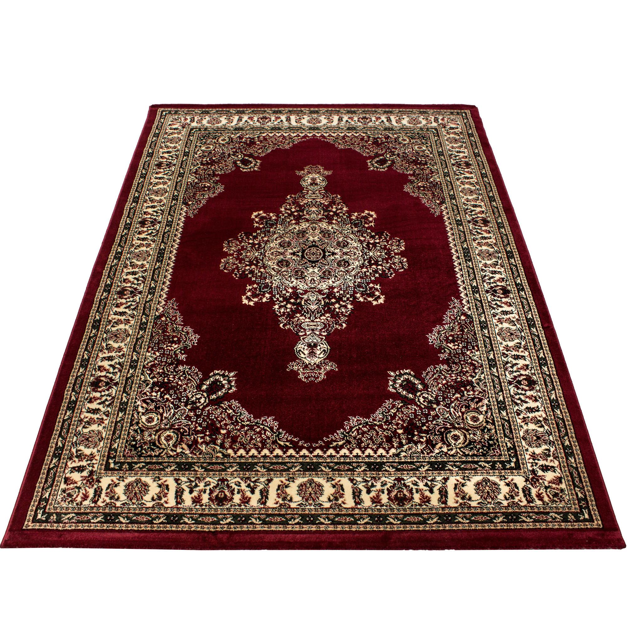 Webteppich Rot Marrakesh 200x290 cm - Rot/Multicolor, KONVENTIONELL, Textil (200/290cm)