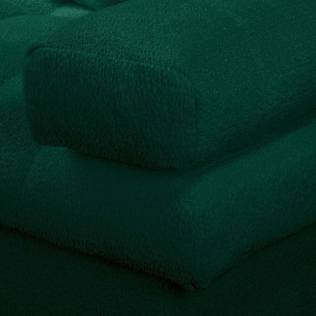 Bigsofa Naomi Grün B: 284 Cm - Schwarz/Grün, Design, Textil (284/94/148cm) - Livetastic