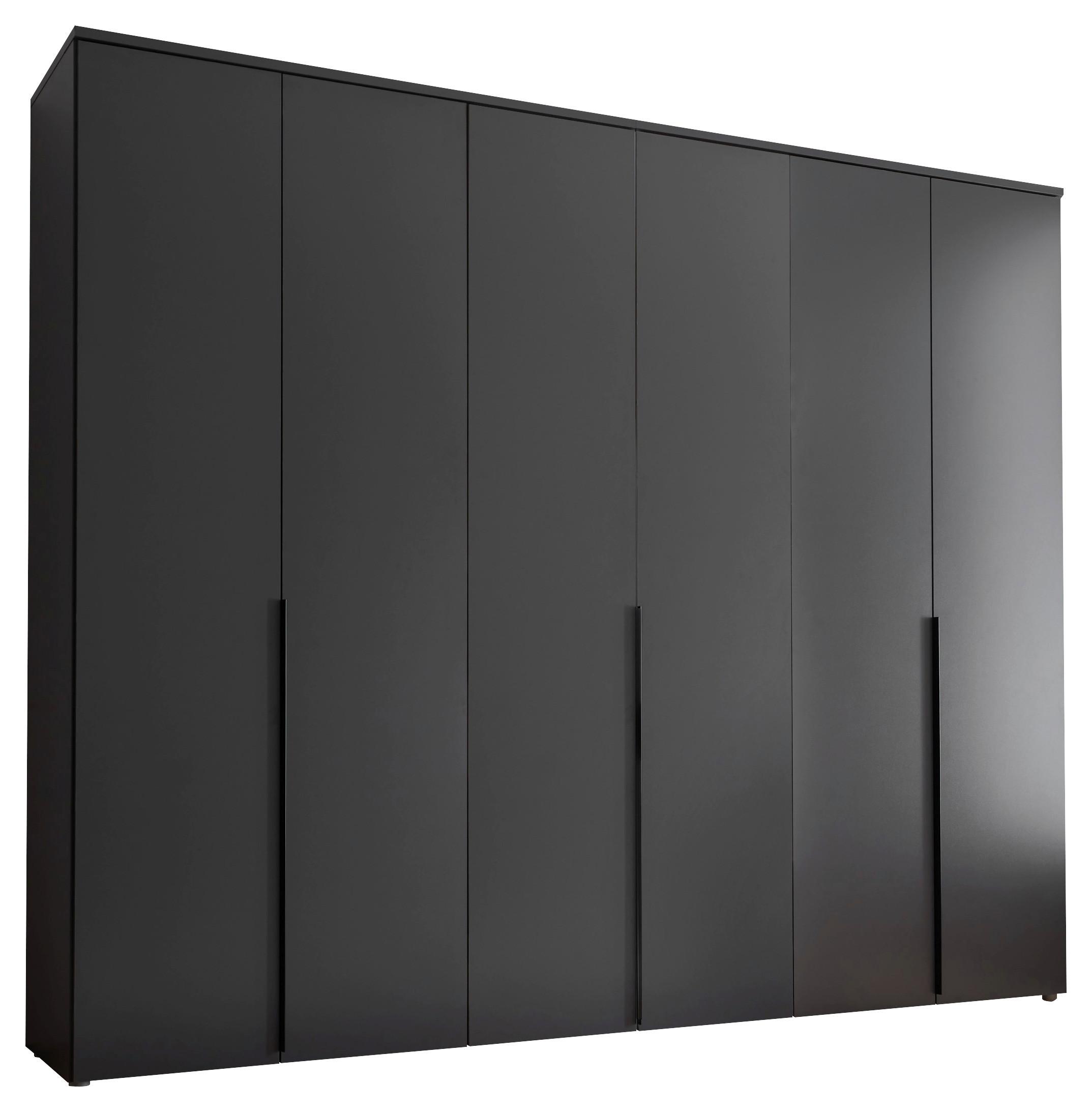 Drehtürenschrank 270 cm Kevo Graphitfarben - Graphitfarben, MODERN, Holzwerkstoff (270/225/52cm) - MID.YOU
