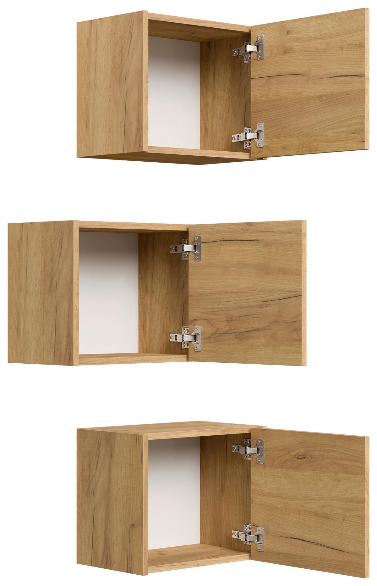 Hängeschrank Limes Eiche Dekor B: 41,4 Cm - Eichefarben, MODERN, Holzwerkstoff (41,4/33,3/25cm) - MID.YOU