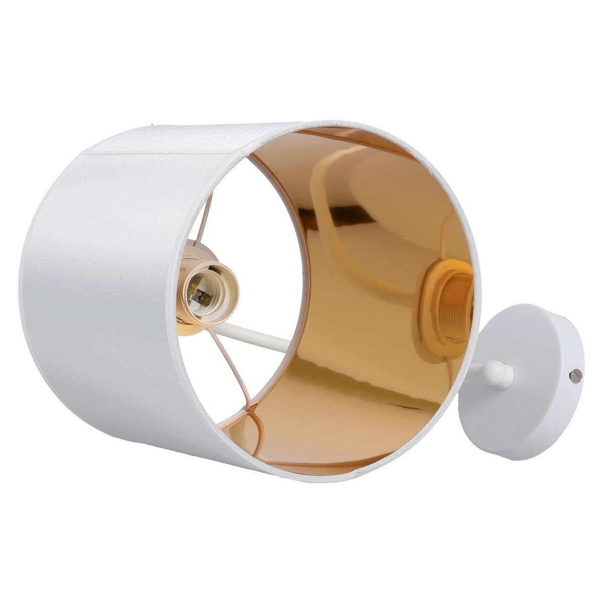 WANDLEUCHTE 21-00668 ATLANTA - Goldfarben/Schwarz, KONVENTIONELL, Metall (20/32/30cm)