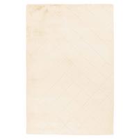 Hochflorteppich Creme Imala 120x160 cm - Creme, Basics, Textil (120/160cm) - Kayoom