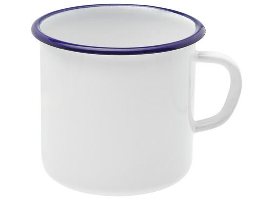 Šálka Leni - modrá/biela, kov (8cm) Šálka Leni - modrá/biela, kov (8cm)
