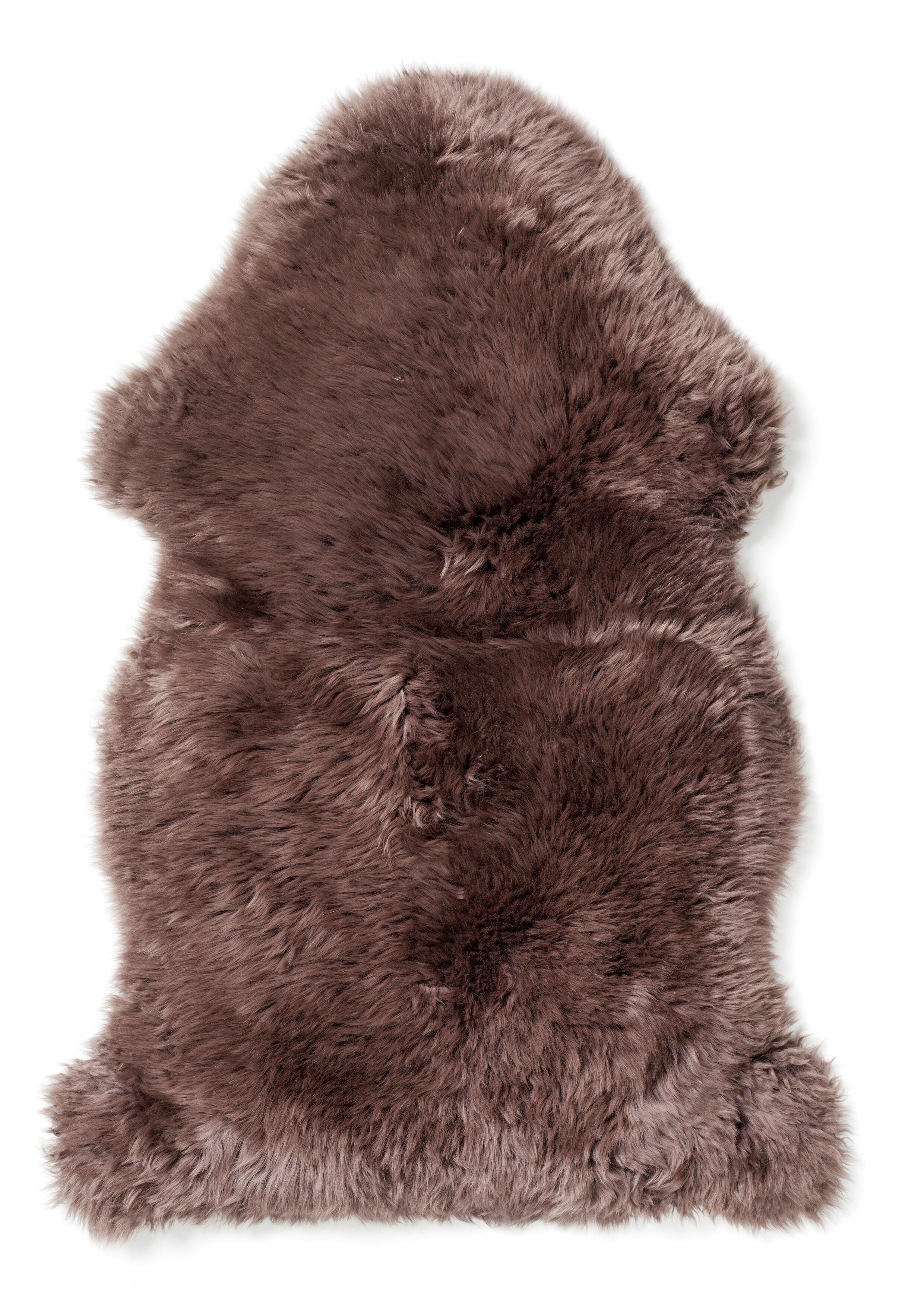 Schaffell Braun 60x90 cm - Braun, Natur, Fell (60/90cm) - Linea Natura