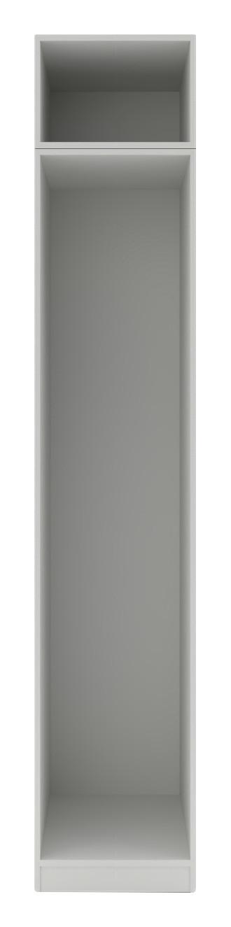 KORPUS ŠATNÍ SKŘÍNĚ UNIT - bílá, Moderní, kompozitní dřevo (45,6/242,2/56,5cm) - Ondega