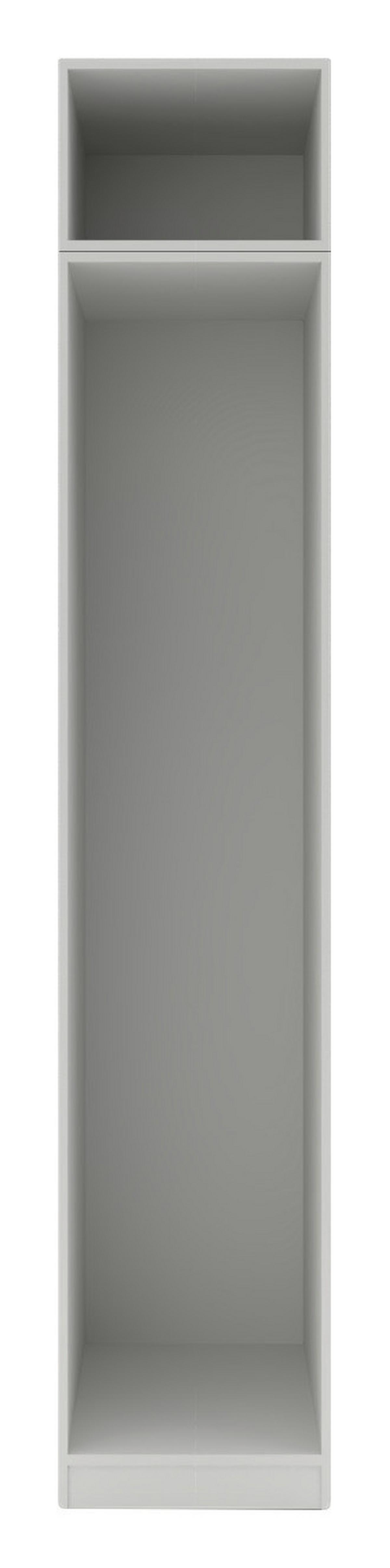 KORPUS ŠATNÍKOVEJ SKRINE UNIT - biela, Modern, kompozitné drevo (45,6/242,2/56,5cm) - Ondega