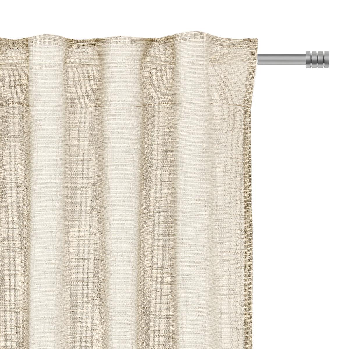 HOTOVÝ ZÁVES Eva, 140/255cm, béžová - béžová, Romantik / Landhaus, textil (140/255cm) - Premium Living