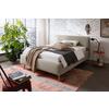Polsterbett Mattis140x200cm Taupe, inkl. Bettkasten - Taupe/Eichefarben, Design, Holz/Textil (140/200cm) - Livetastic