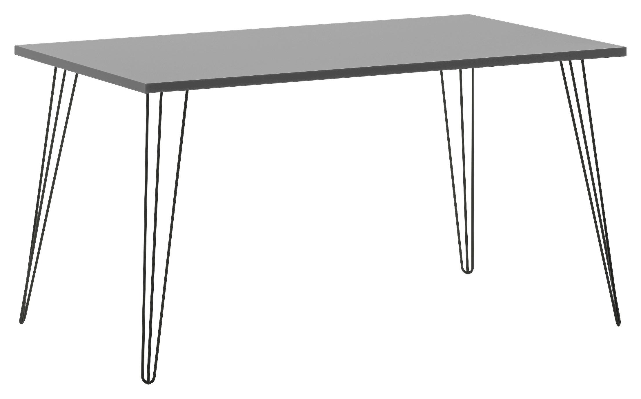 Schreibtisch Fynn Platinfarben L: 120cm