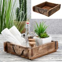 DEKOKISTE SARAH - Braun, Basics, Holz (30,00/8,00/25,00cm)