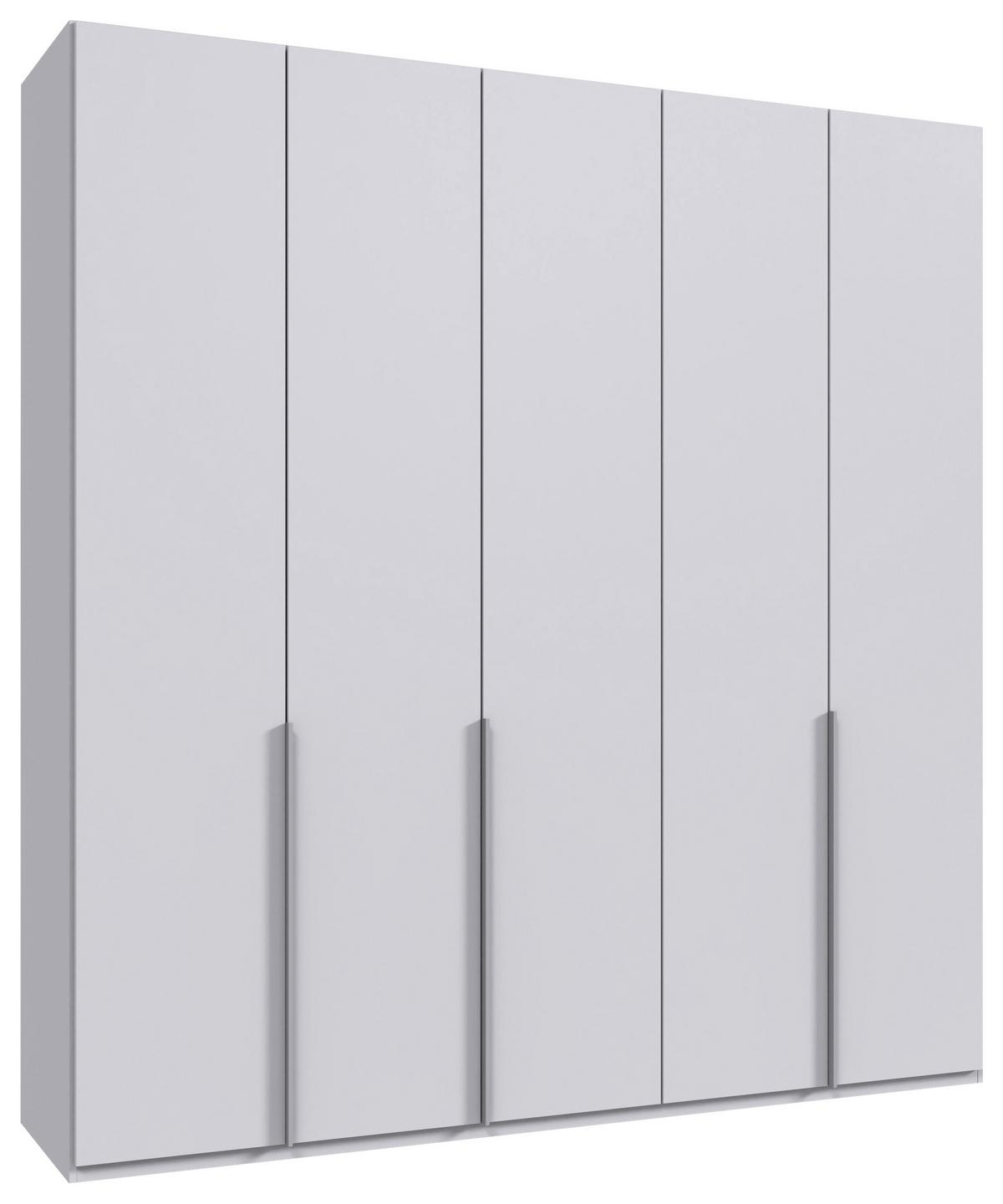 Drehtürenschrank New York Weiß B: 225 cm - Weiß, MODERN, Holzwerkstoff (225/236/58cm) - MID.YOU