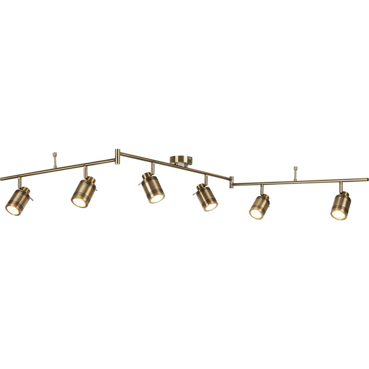 Deckenleuchte Samson 6lt 6606ab - KONVENTIONELL, Glas/Metall (19,5/13/180cm)