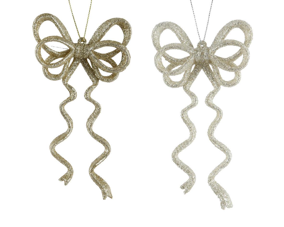 Vianočná ozdoba BELLE BOW - Basics (15,00/8,30/2,00cm)