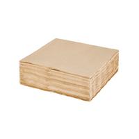 Serviette Lavenia Einfarbig Cappuccino 50 Stk., 33x33 Cm - Cappuccino, MODERN, Papier - Luca Bessoni