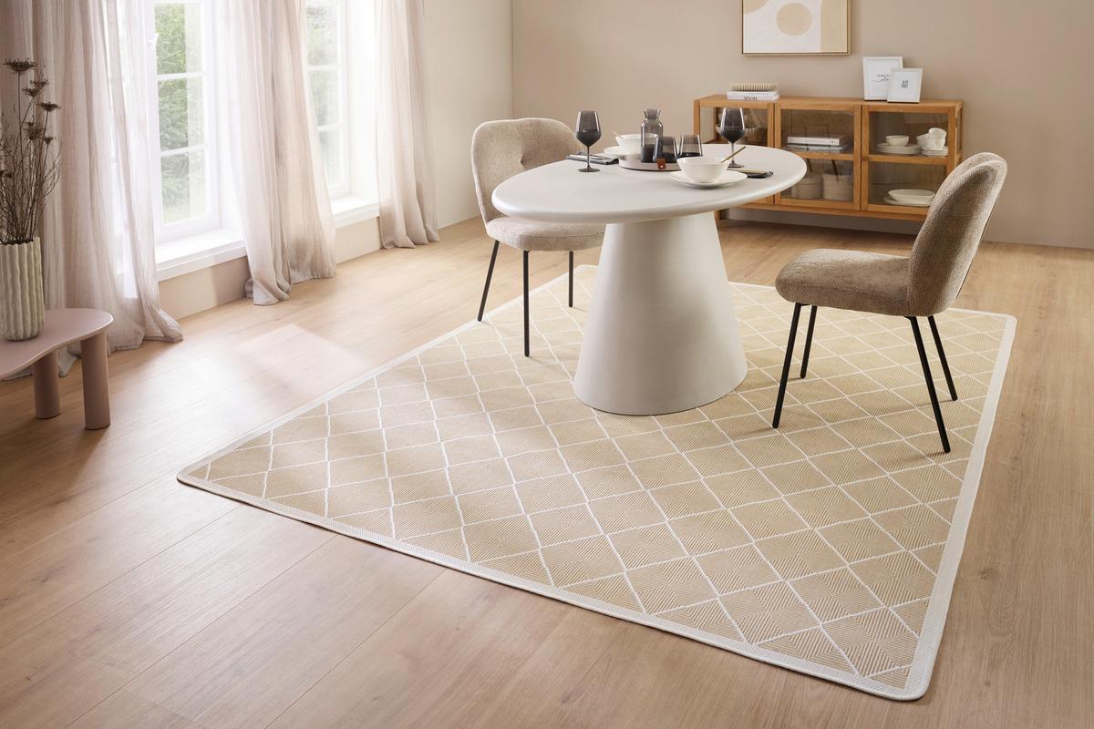 PLOCHO TKANÝ KOBEREC FJORA - žltá, Modern, textil (133/190cm) - Mömax