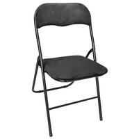 SKLADACIE KRESLO WALTER II -SB- - čierna, Konventionell, kov/textil (44/78/45,5cm) - Mömax