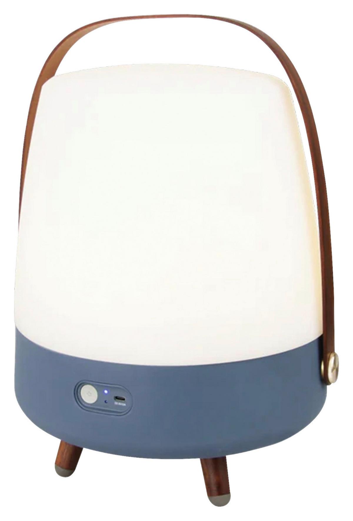 Akku-tischleuchte Kooduu Lpsblu - Blau, Design (28.9/39.7/28.3cm)