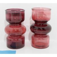 VASE ANESA - Bordeaux, Basics, Glas (10,5/10,5/18cm)