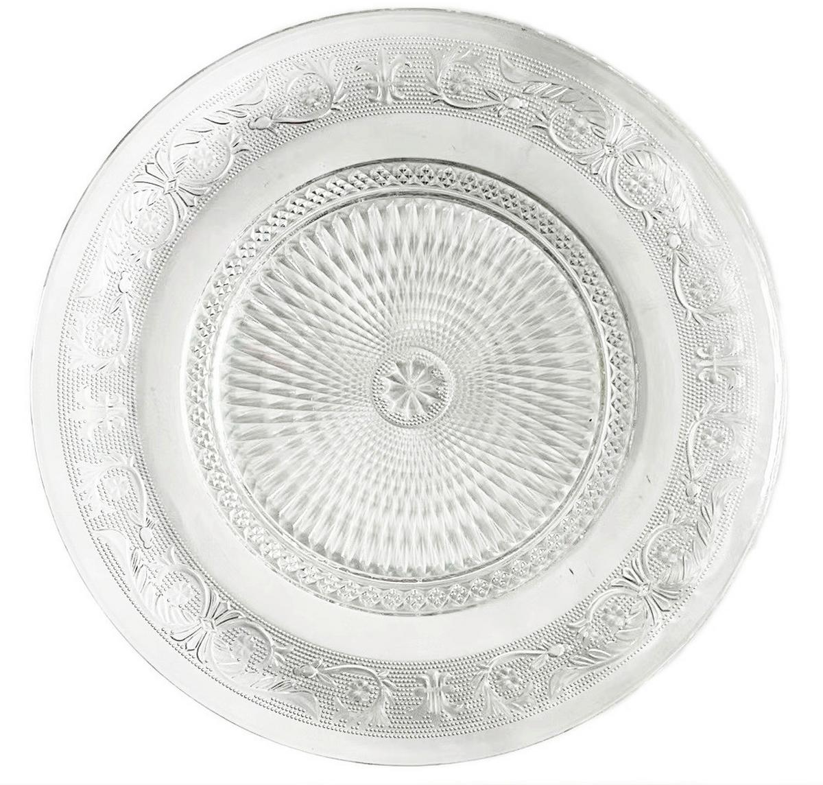 Teller Samanta - Klar, Basics, Glas (32,5/1,5cm) - James Wood