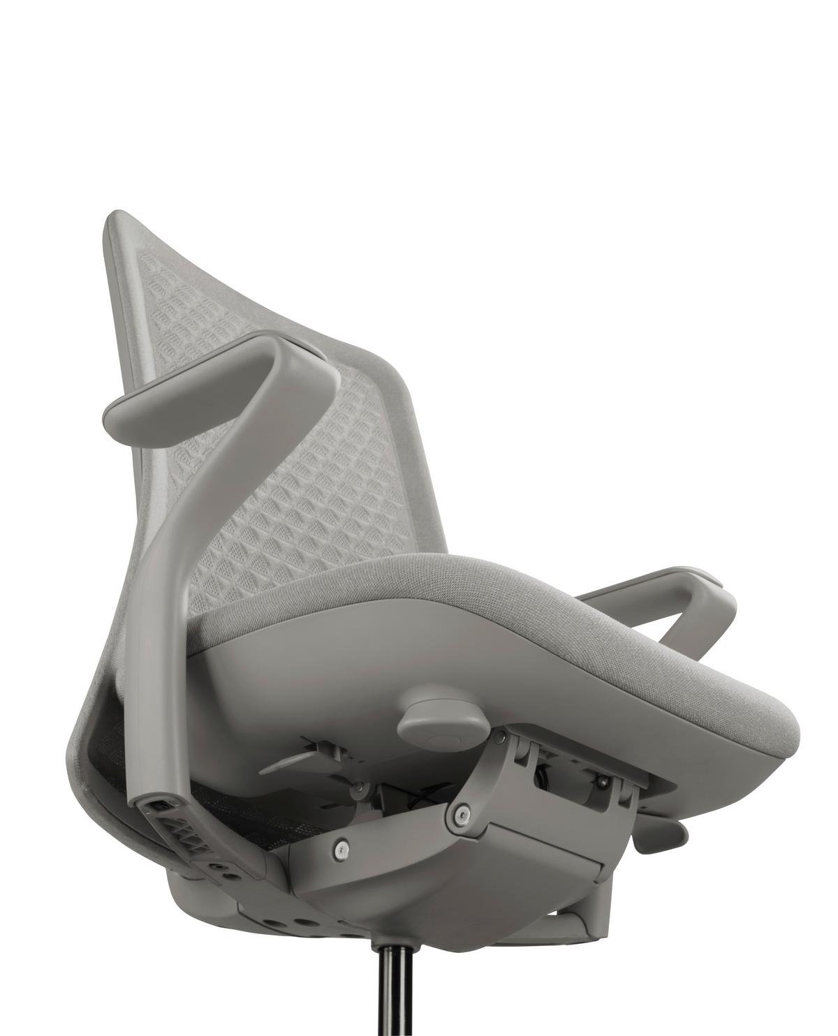 DREHSTUHL Vervio Grau B: 63cm - Grau, MODERN, Kunststoff/Textil (63/111/67cm) - MID.YOU