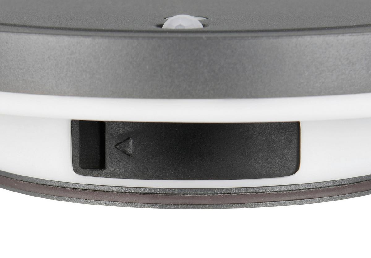 Außenwandleuchte Fortaleza Anthrazit D: 14 Cm - Anthrazit, Design, Metall (14/3,5cm)