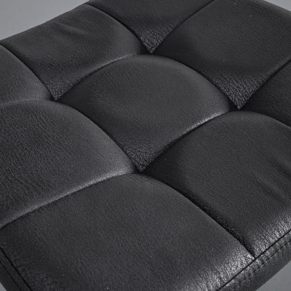 Sada židlí VALENTIN - černá/tmavě šedá, Moderní, kov/textil (44/80/59cm) - Bessagi Home