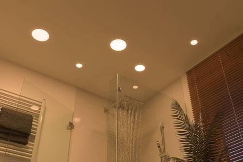 LED-Deckenleuchte Ø 7,5 cm, Rund, 1-Flammig - Weiß, Design, Kunststoff (7,5/1,3cm) - Paulmann