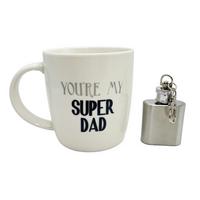 Kávésbögre Danilo Kb. 350ml - nemesacélszínű/fekete, Basics, fém/kerámia - Luca Bessoni