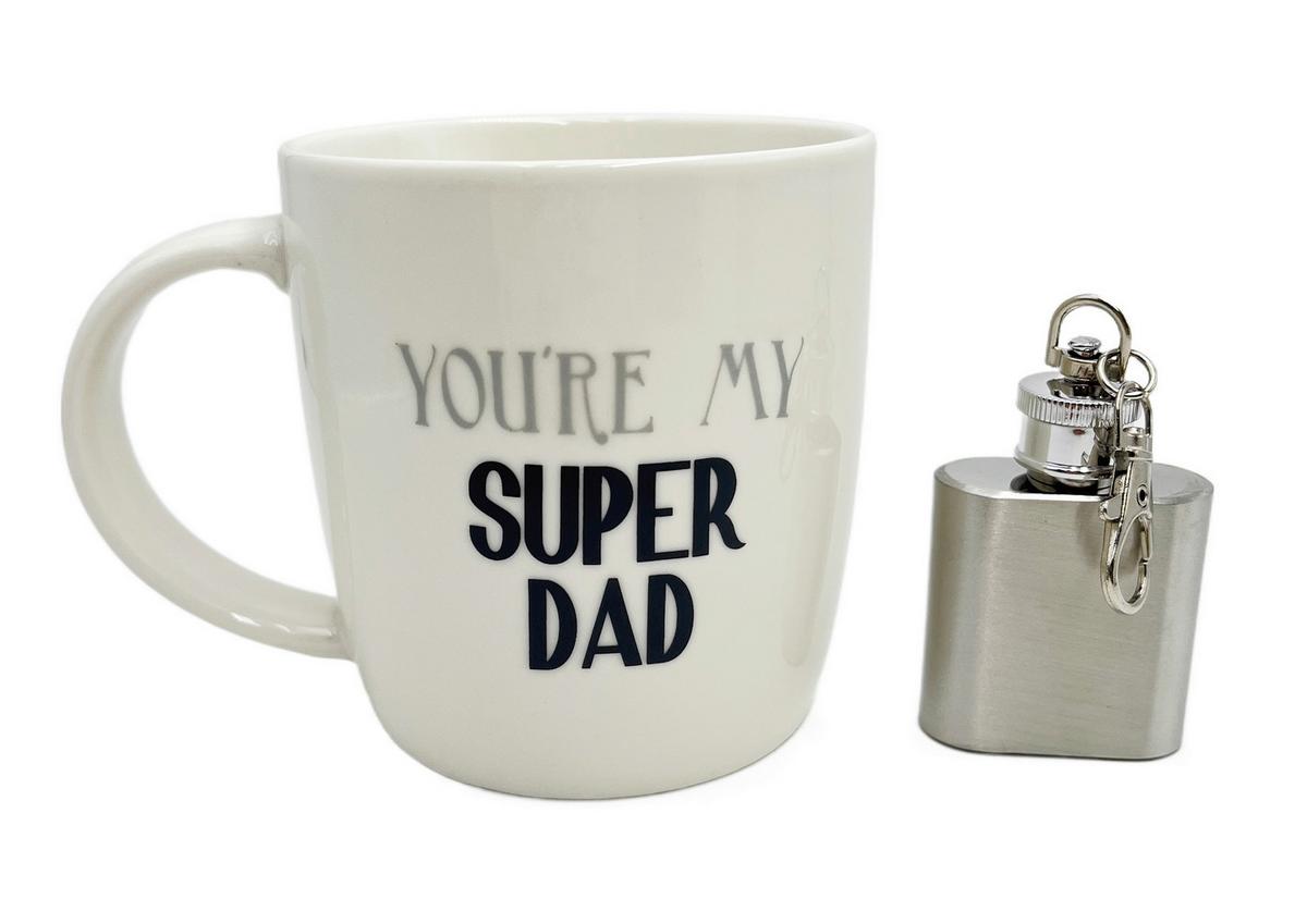 Kávésbögre Danilo Kb. 350ml - nemesacélszínű/fekete, Basics, fém/kerámia - Luca Bessoni