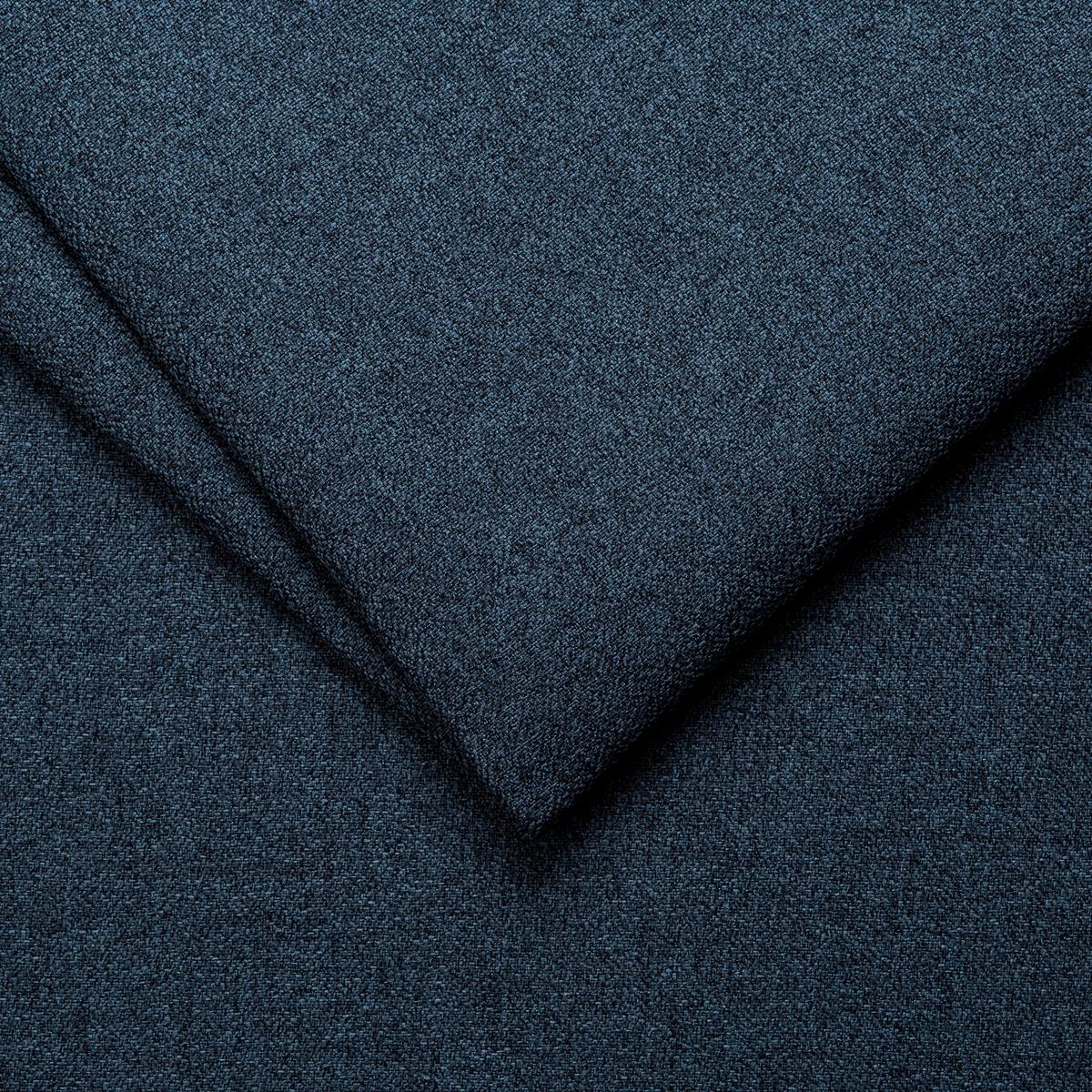 Boxspringbett Naxos 100x200 Soul 2 Dunkelblau - Schwarz/Dunkelblau, MODERN, Holzwerkstoff/Textil (100/200cm)