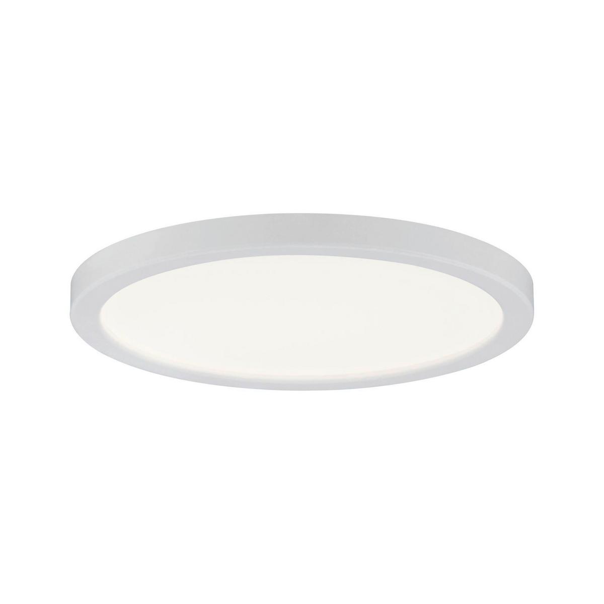 LED-Deckenleuchte Ø 12 cm Weiß Matt Rund - Weiß, Basics, Kunststoff (12cm) - Paulmann