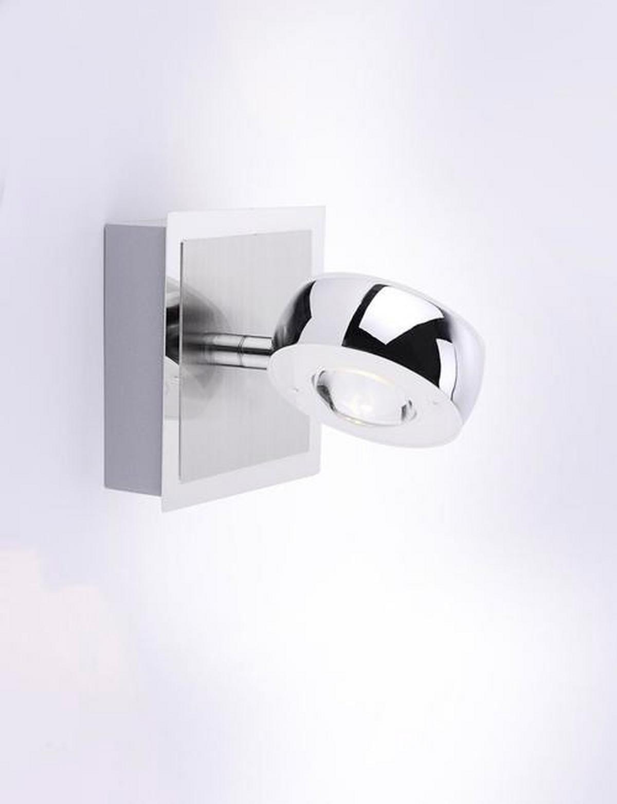 Led-wandleuchte 12471-55 Lolasmart-Opti - Silberfarben, Design, Kunststoff/Metall (12/12/14cm)