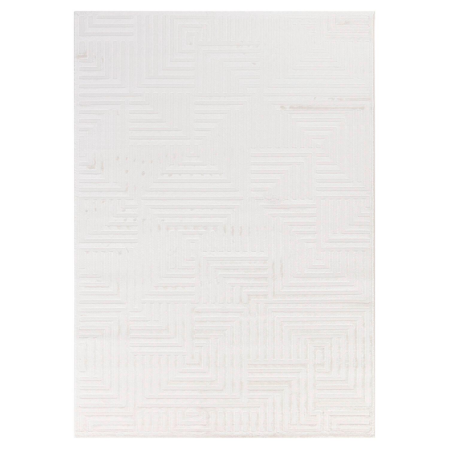 Webteppich Sahara - Creme, Design, Textil (80/150cm) - Novel