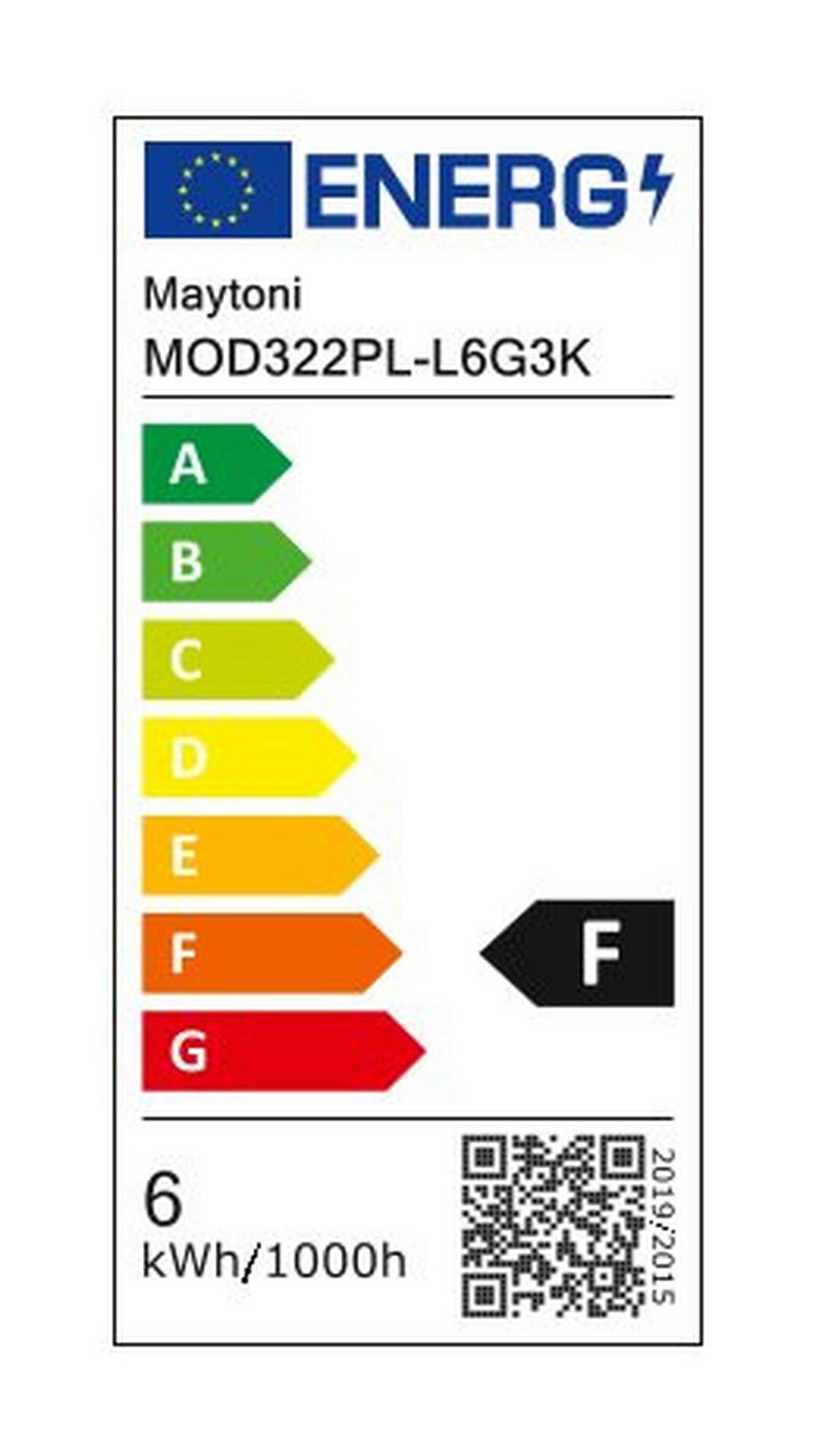 Pendelleuchte Rebel - Goldfarben, Trend, Glas/Metall (30,2/29,2cm) - MAYTONI