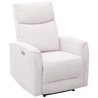 Fernsehsessel Leon Beige mit Relaxfunktion - Beige/Schwarz, Basics, Holz/Kunststoff (80/102/96cm) - Ondega