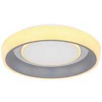 LED-Deckenleuchte Tabano Ø 50 cm mit Memoryfunktion - Anthrazit/Opal, Basics, Kunststoff/Metall (50/9,5cm) - Globo