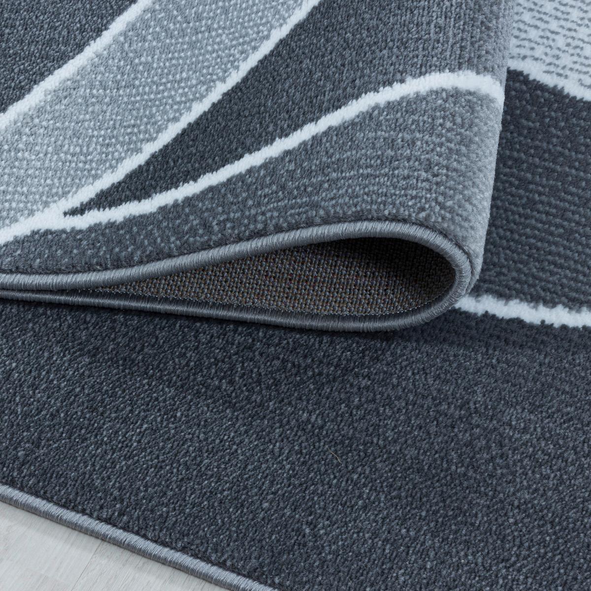 Webteppich Grau Costa 200x290 cm - Grau, Design, Textil (200/290cm)