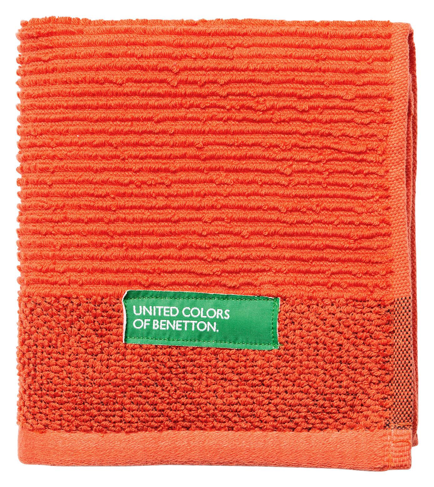 Handtuch Set Rainbow 3-Teilig Baumwolle Rot, 450 G/M2 - Rot, Basics, Textil - Benetton