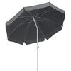 Sonnenschirm Ibiza BxHxT: 240x230x240 Anthrazit - Anthrazit/Weiß, Basics, Textil/Metall (240/230/240cm) - Schneider