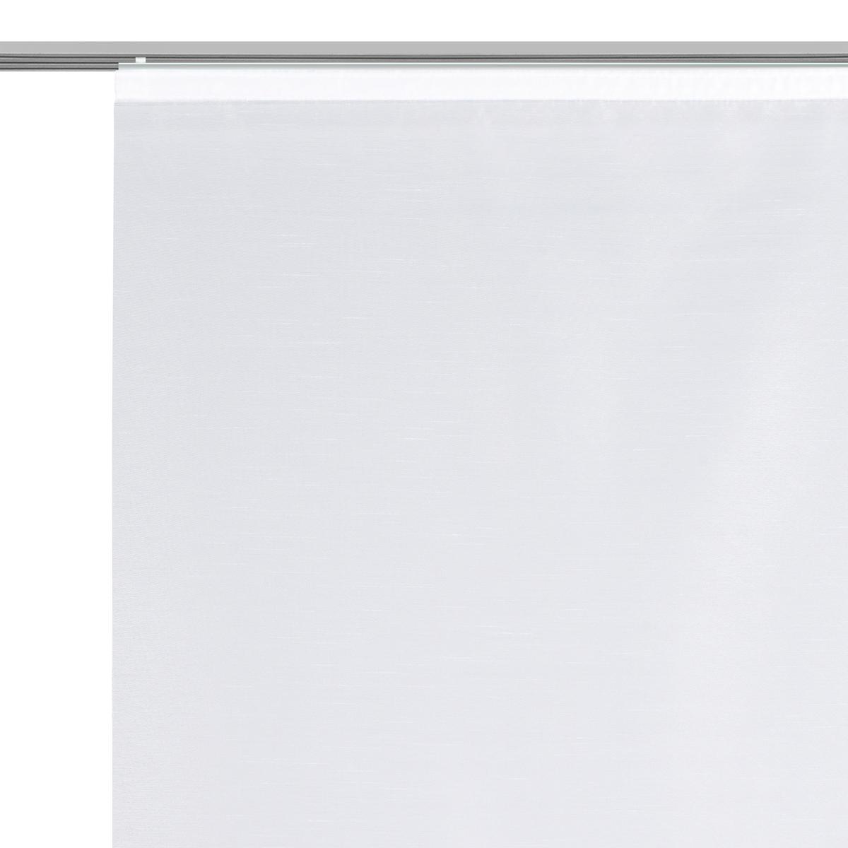 Flächenvorhang Fumaso Grau Weiß B: 60 cm - Weiß/Grau, Design, Textil (60/245cm) - Novel