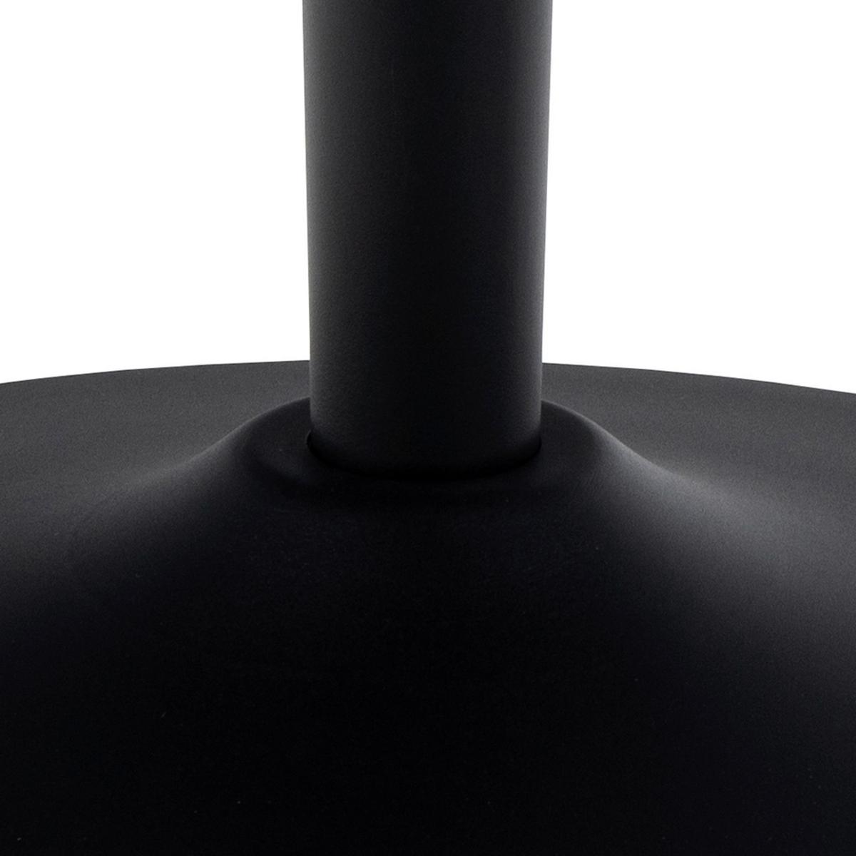 Konferenčný stolík MALTA 90cm - čierna, Design, kov/keramika (90/45cm) - Livetastic